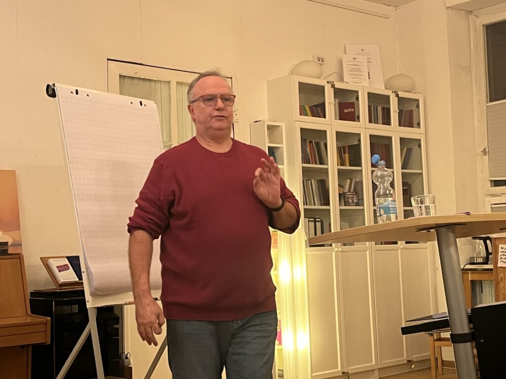 Andreas Meile beim Vortrag