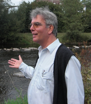 Jörg Schauberger bei der Exkursuon